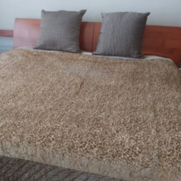Bed Cover with 2 Euro Size Pillows&Cases by AURA LIFESTYLE