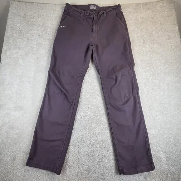 HUK Trawler Fishing Pants Mens 36 Fits 34x31 Gray Articulated Knee H2000055