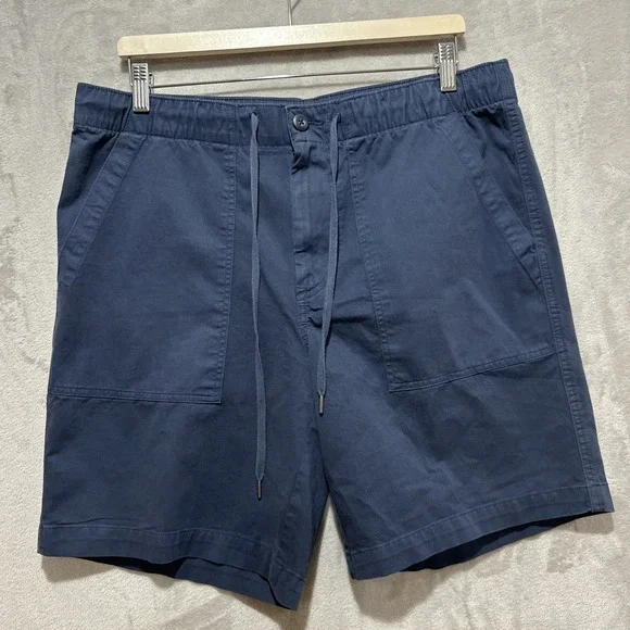 Polo Ralph Lauren Prepster Shorts Men's M Navy Classic Fit Chino Drawstring Logo