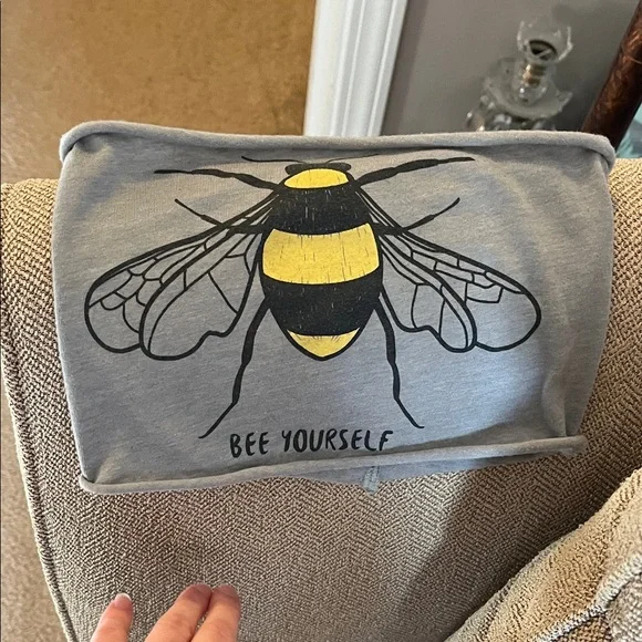 Bee Yourself Gray and Yellow Bohemian Headband