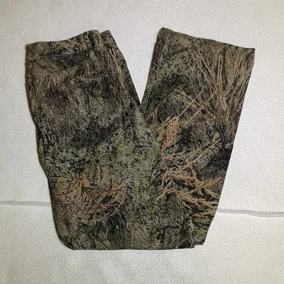 Mossy Oak Camo Pants Break Up Camouflage Baggy Hunting Streetwear Mens Size 34‎