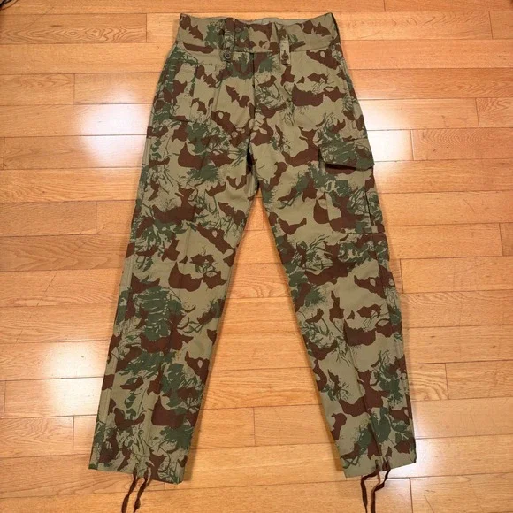 South African Police SAP 2nd Pattern Camo 1982 Combat Trousers 31x31 Vintage