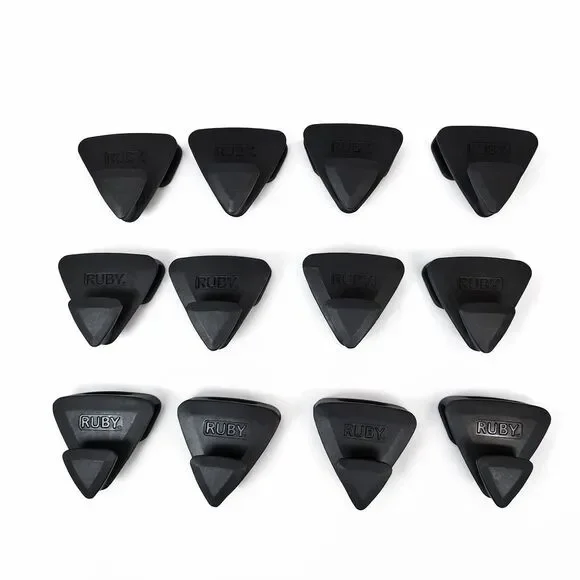 12 Pack Ruby Space Saver Triangles Closet Organizer Cascading Hanger Hooks USED