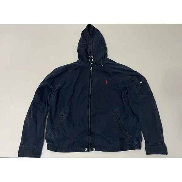 Polo by Ralph Lauren‎ Cotton Parka Jacket Navy Size XL R9589