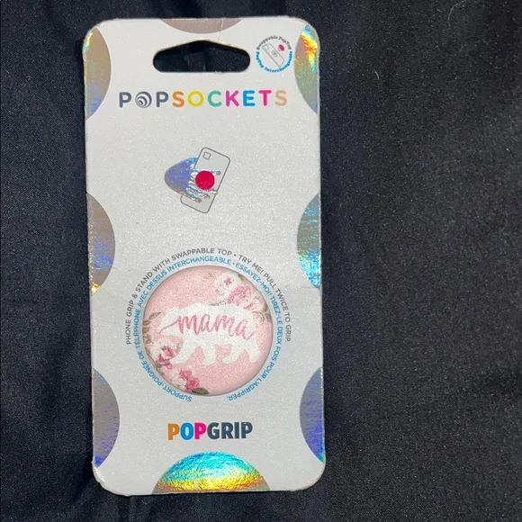PopSocket Pink Floral Mama PopGrip