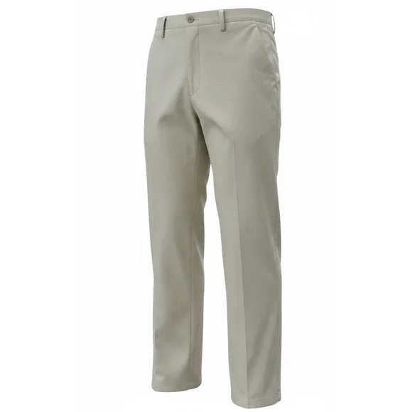 Men's Dockers Class A Cotton Flat Front Pants Lt Beige 34x34 Individual Fit
