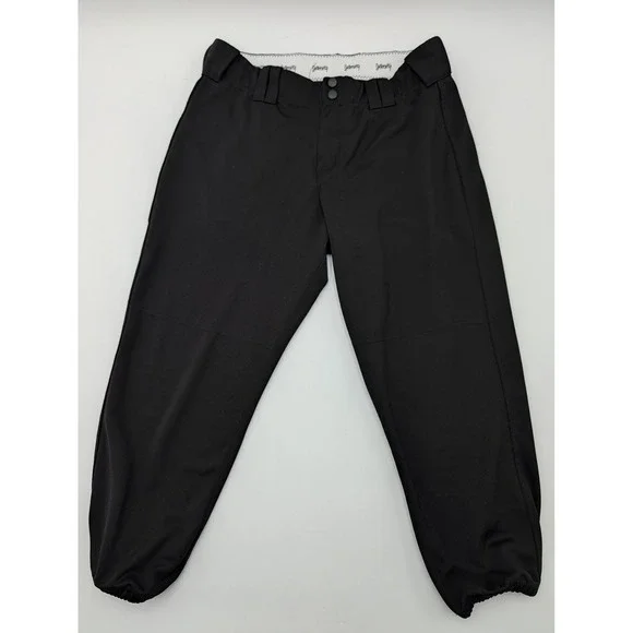 Intensity Athletics Black Polyester Baseball Softball‎ Pants Youth Large
