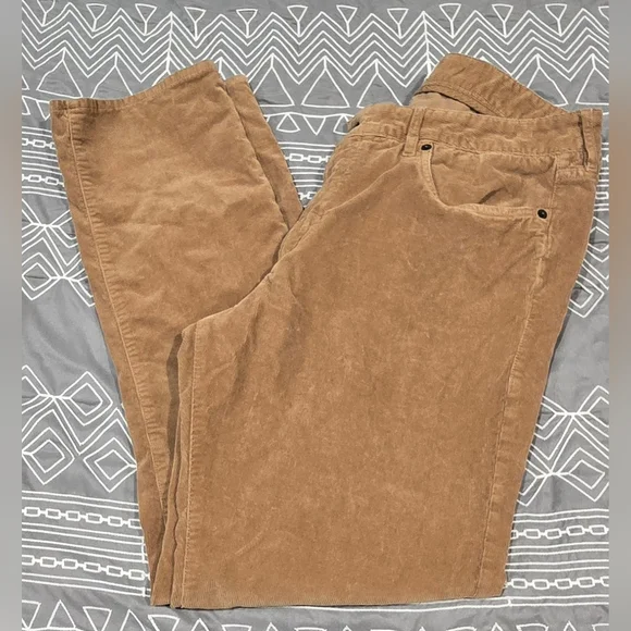 Faherty Mens Corduroy Straight Leg Pants Size 33