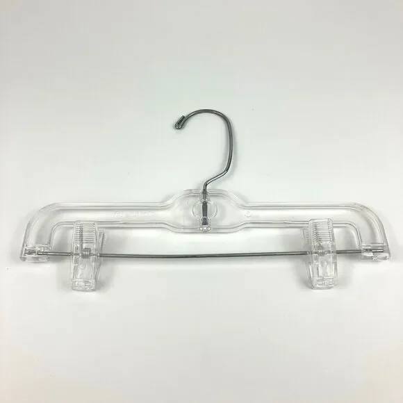 Kids Clear Plastic Pants Hangers 15