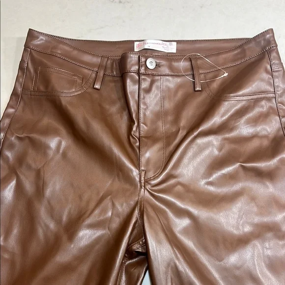 Brown Leather Pants