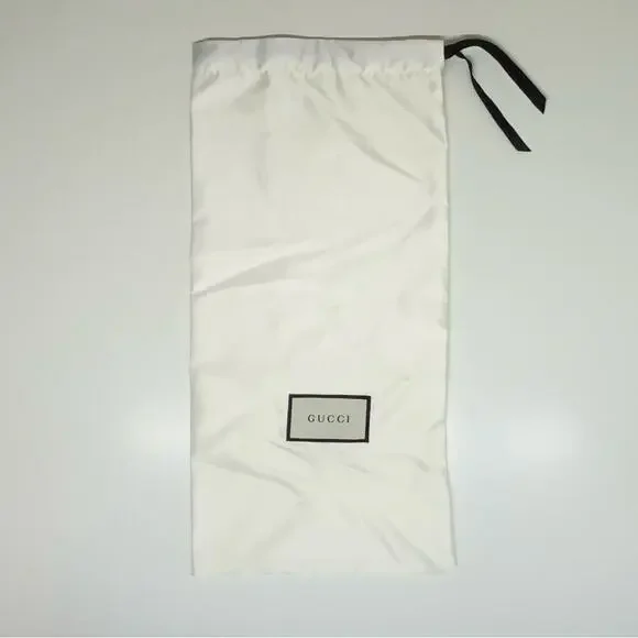 Gucci | Dust Bag Cover | White/Black | 8.25W x 17.5H inch