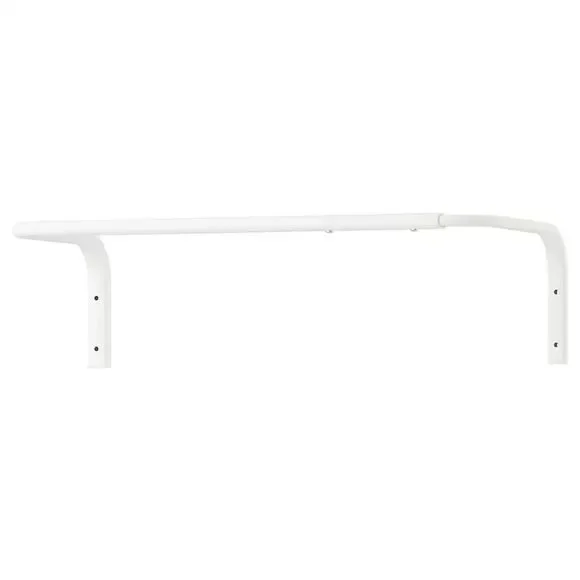NWT IKEA MULIG White Clothes Bar (23 5/8 -35 3/8
