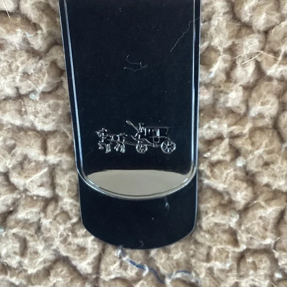 Coach silver money Clip