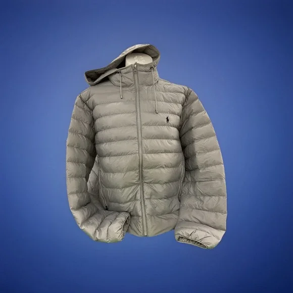 Polo Ralph Lauren‎ FIRE! NWT! The Colden Packable Jacket 3XLT Grey Htr $268.00