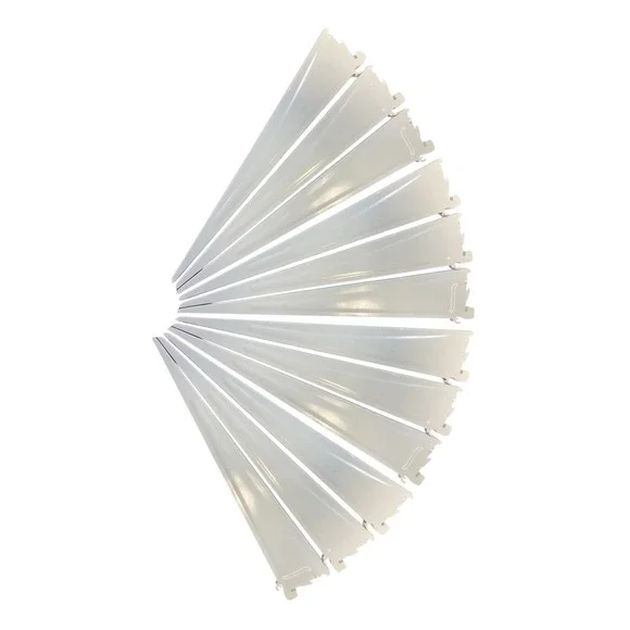Closetmaid 285400‎ 16-In. White Shelf Track Bracket Lot of 12