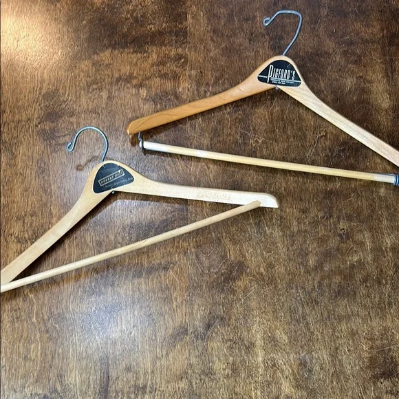 Vintage Wooden Hangers set of 2