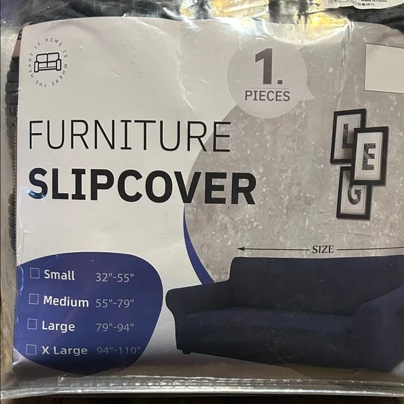 Home Accents Furniture Slipcover - Blue