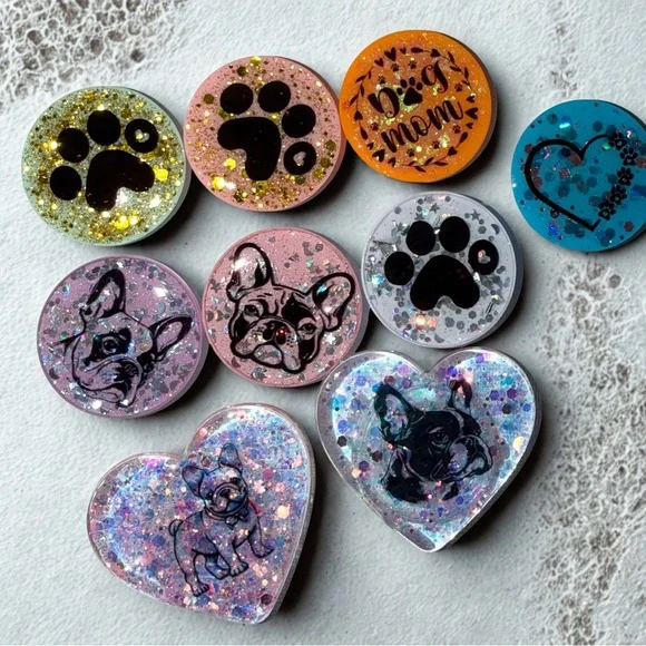 Colorful French Bulldog Phone Grip