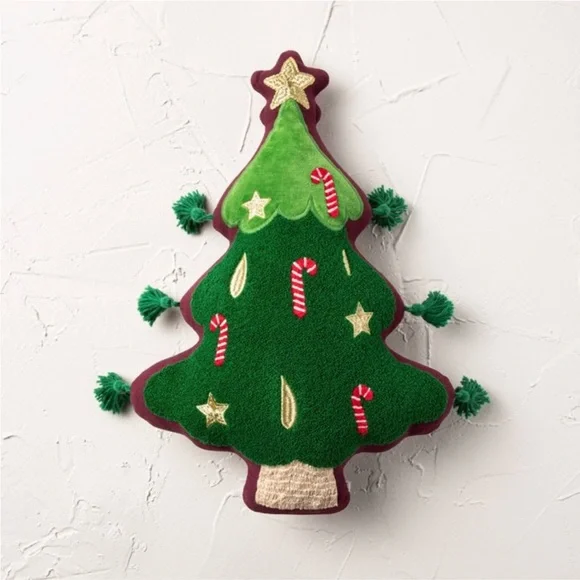 Christmas Tree Shaped Decorative Pillow from Opalhouse designed with Jun…