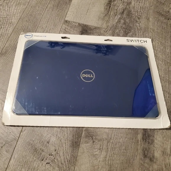 Blue Dell 17R Inspiron switch laptop cover