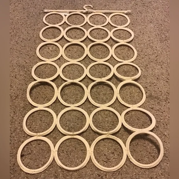 IKEA KOMPLEMENT NWOT MACRAME SCARF HOLDER HANGER WARDROBE ACCESSORY TIES BELTS