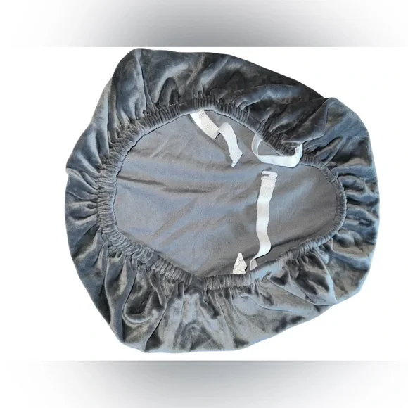 Velvet chair seat cover