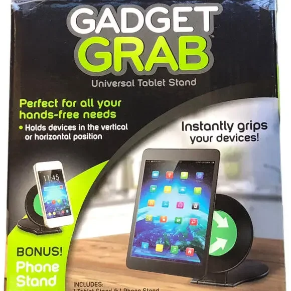 Gadget Grab Universal Tablet Stand & Phone Mount- Adjustable- As Seen on TV