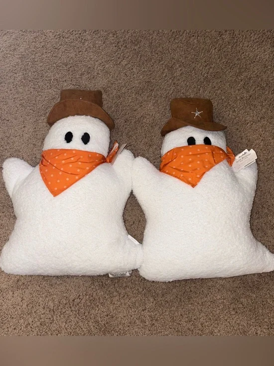 New Isaac Mizrahi Ghost Cowboy Pillow set of 2 Homegoods