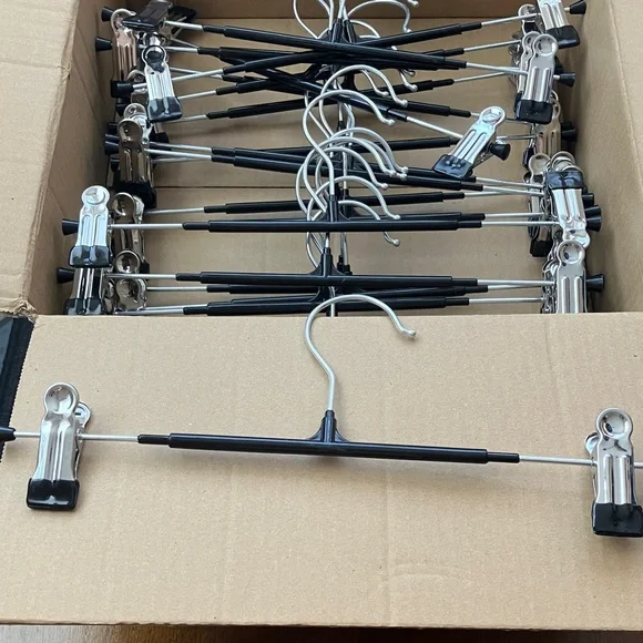 Black and Silver Clip Hangers