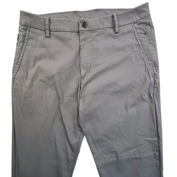 Birddogs Pants Mens 32x29* Gray Performance Stretch Chino Boomstick Unlined