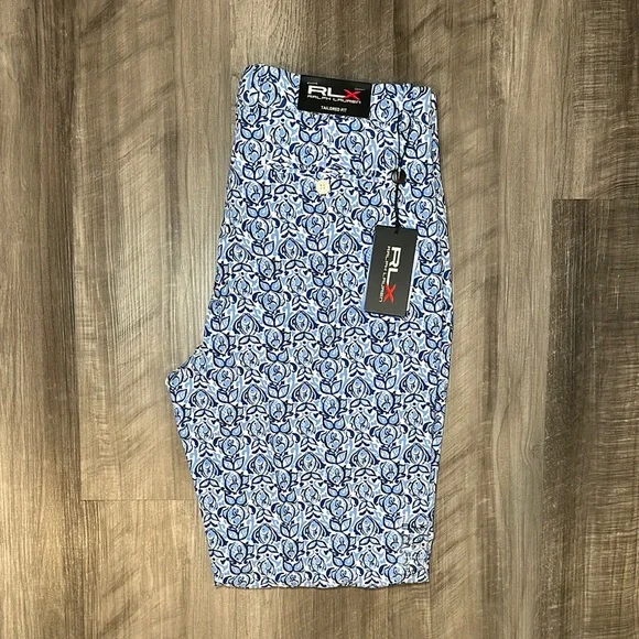 RLX Ralph Lauren Tailored Fit Tropical Fish Golf Pants - 33x32