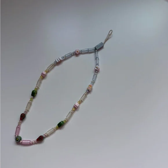 Target Multicolor Beaded Phone Strap