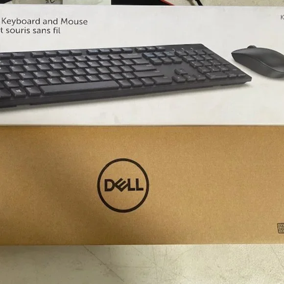 Dell KM636 Wireless Keyboard & Mouse Combo (5WH32), Black