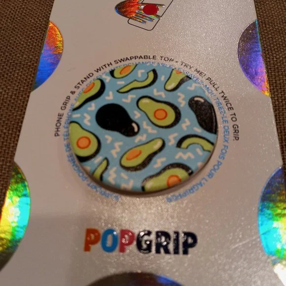 *NEW* AVOCADO Popgrips phone grip