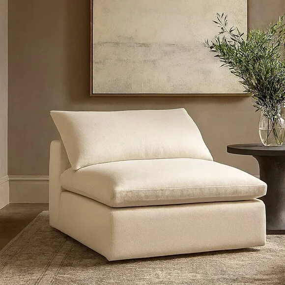 Restoration Hardware Cloud Modular Replacement Slipcover – Armless Chair