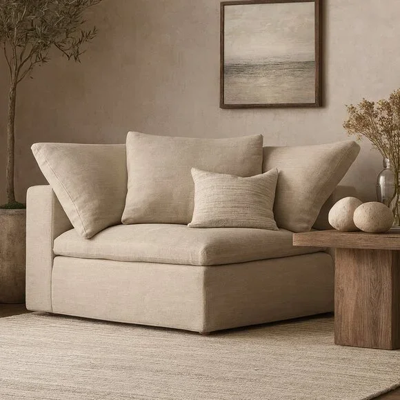 RH Restoration Hardware Cloud Modular Replacement Slipcover – Corner Chair