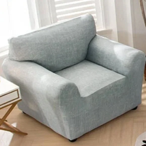 Sofa Guards 1-Seat Sofa Armchair Stretch Slip Cover Pistachio Green Polyester
