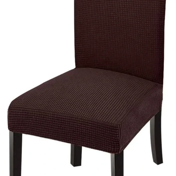 Sophisticated Dark Brown Chair Cover