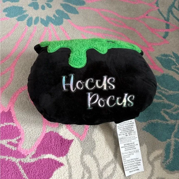 Hocus Pocus Witches Cauldron Pillow