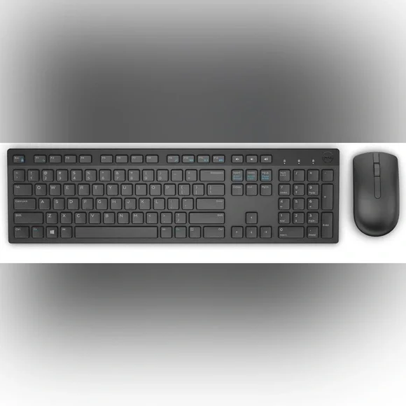 Dell KM636-BK-US Wireless Keyboard & Mouse Combo (580-ADTY), Black