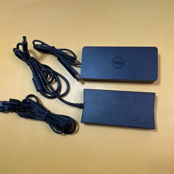 Dell D6000 Universal Docking Station Black 130W AC Adapter USB 3.0