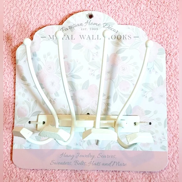 Parisian Home Decor Multi-purpose Wall Hook-NIP