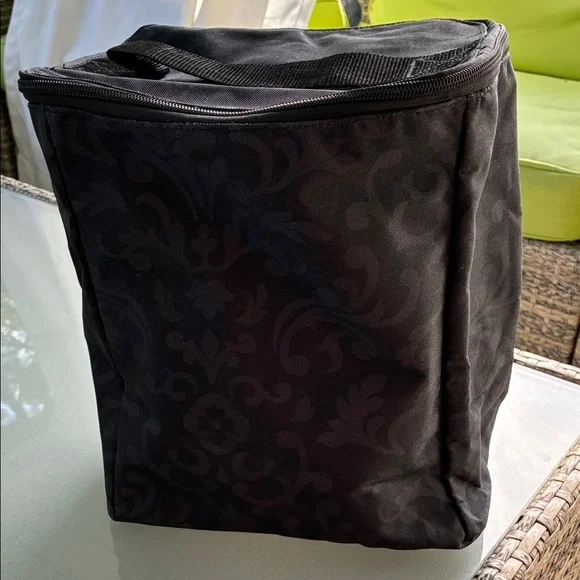Set of TWO Thirty-One Black Zip Top Storage Bags