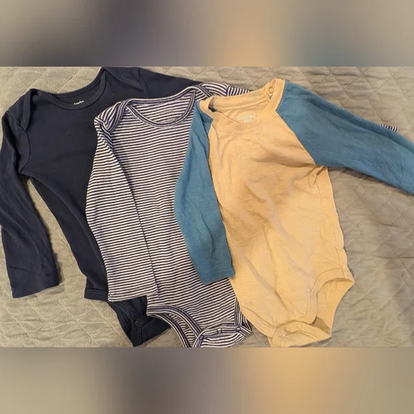Set of Three Baby Bodysuits