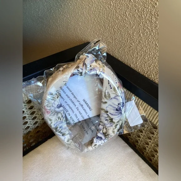Floral Cream Headband