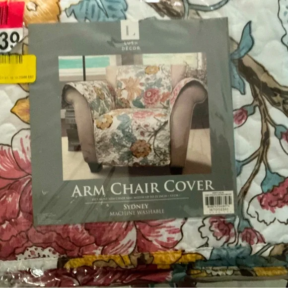 NIP Sydney Arm Chair Cover - Floral Design