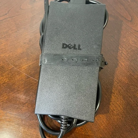 Dell 130W AC/DC Adapter DA130PE1-00 with Strap EUC Tested and Working