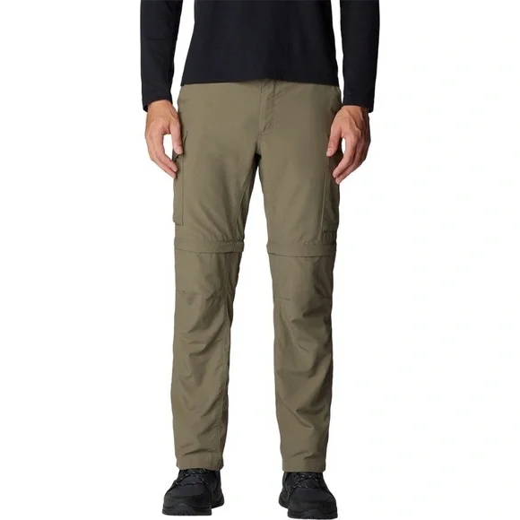 Columbia Men's Convertible Cargo Pant, Brown, Size 36X30