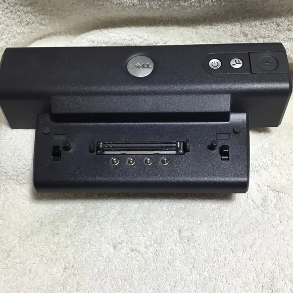 Dell Pro 1X laptop base station, charges and keeps attachments connected