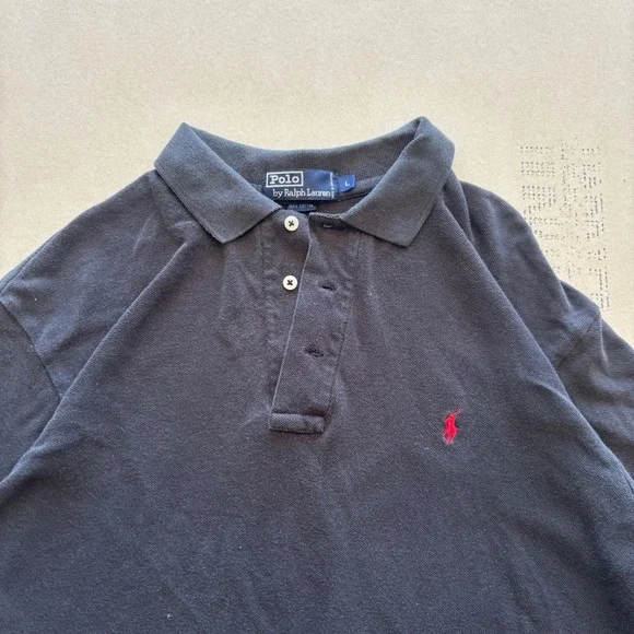 Vintage Polo Ralph Lauren Polo Shirt Navy Blue